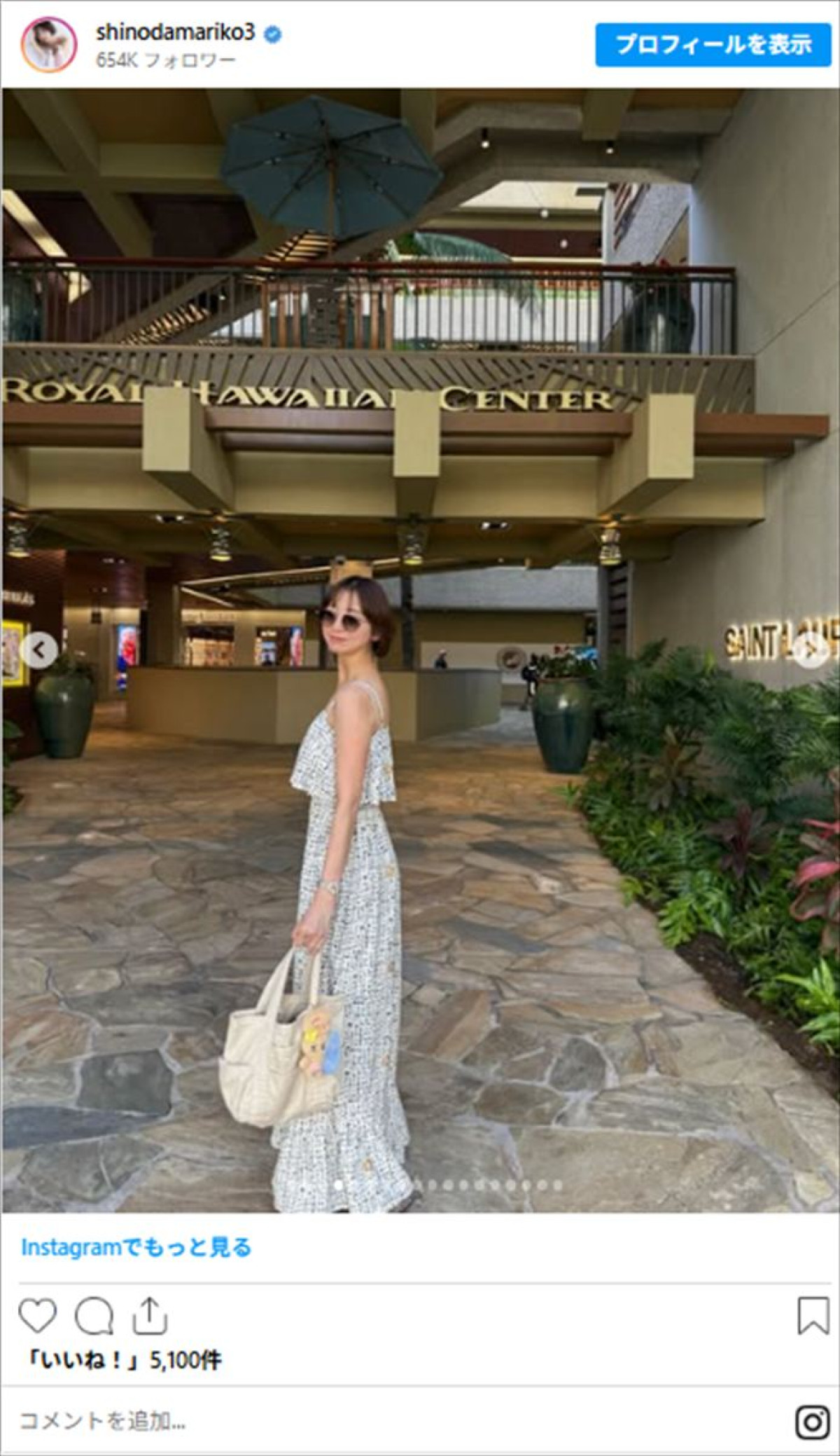 再婚した篠田麻里子、家族総出でハワイ旅行満喫　「少しずつ減っていくんだろう…」親として複雑な思いも
