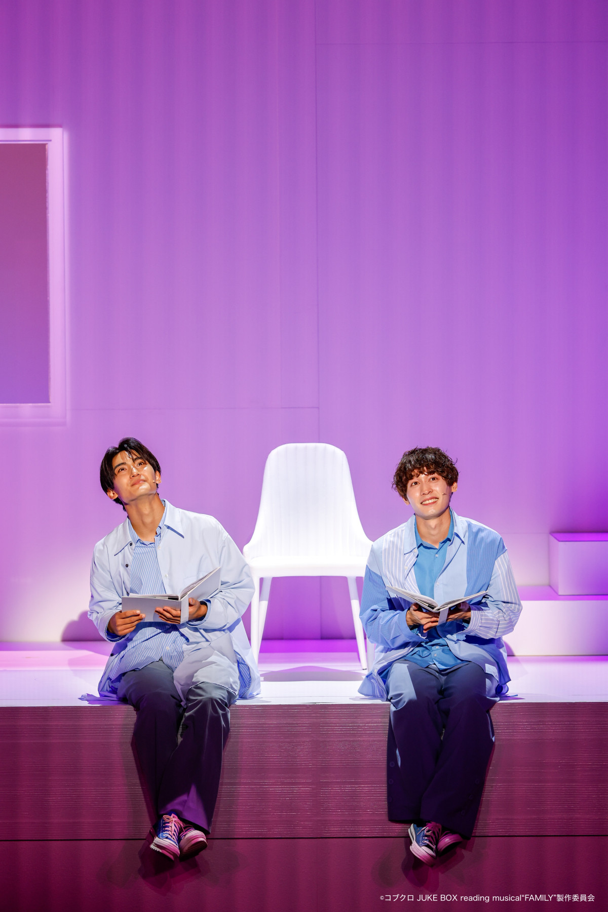 コブクロのミュージカル朗読劇第3弾が開幕！　小林亮太＆高橋颯出演回の舞台写真到着