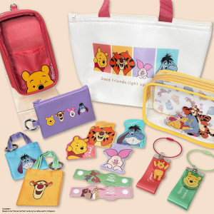 「キャンドゥ」に『くまのプーさん』グッズ登場! カラフルな保冷バッグなど全37品番発売