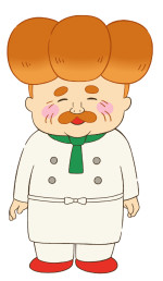 アニメ『パンどろぼう』パンやのおじさん