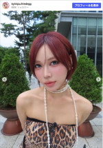 きぃーちゃんこと鈴木綺麗、ヘアカラーで雰囲気激変　※「鈴木綺麗（きぃーちゃん）」Instagram