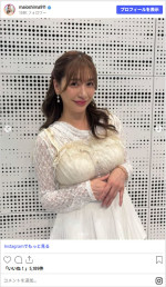 “港区女子”系AKB48OG,、かわいらしいインスタショット　※「大島麻衣」Instagram