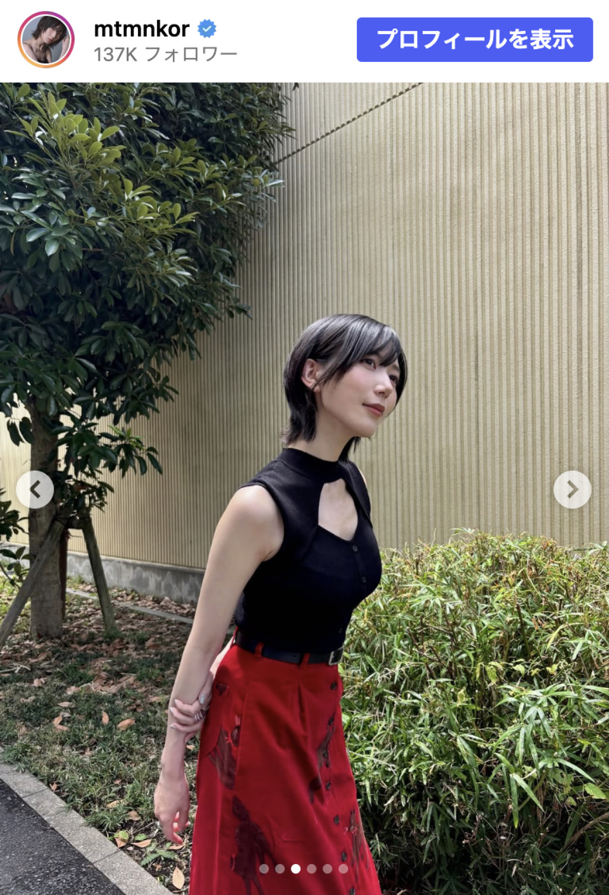 AKB活動終了から14年、アーティスト美女、ノースリーブの最新ショットに反響「いつ見ても美人」