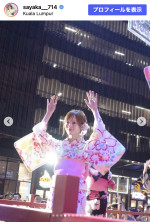 山本彩、ライブ＆盆踊りイベントのオフショットを披露　※「山本彩」instagram