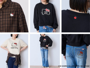 ハローキティ×ニトリ「N＋」が初コラボ！　チェック柄シャツやデニムパンツなど展開