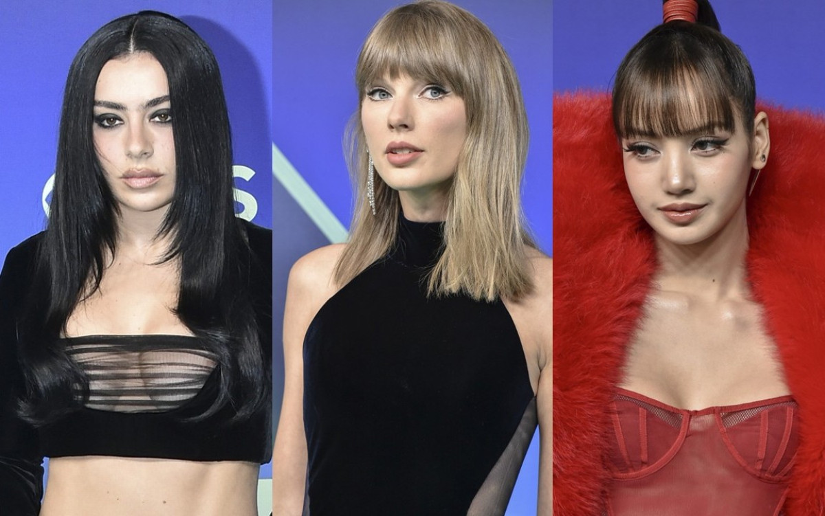 MTVビデオ・ミュージック・アワード2026にて（左から）チャーリー・XCX、テイラー・スウィフト、リサ