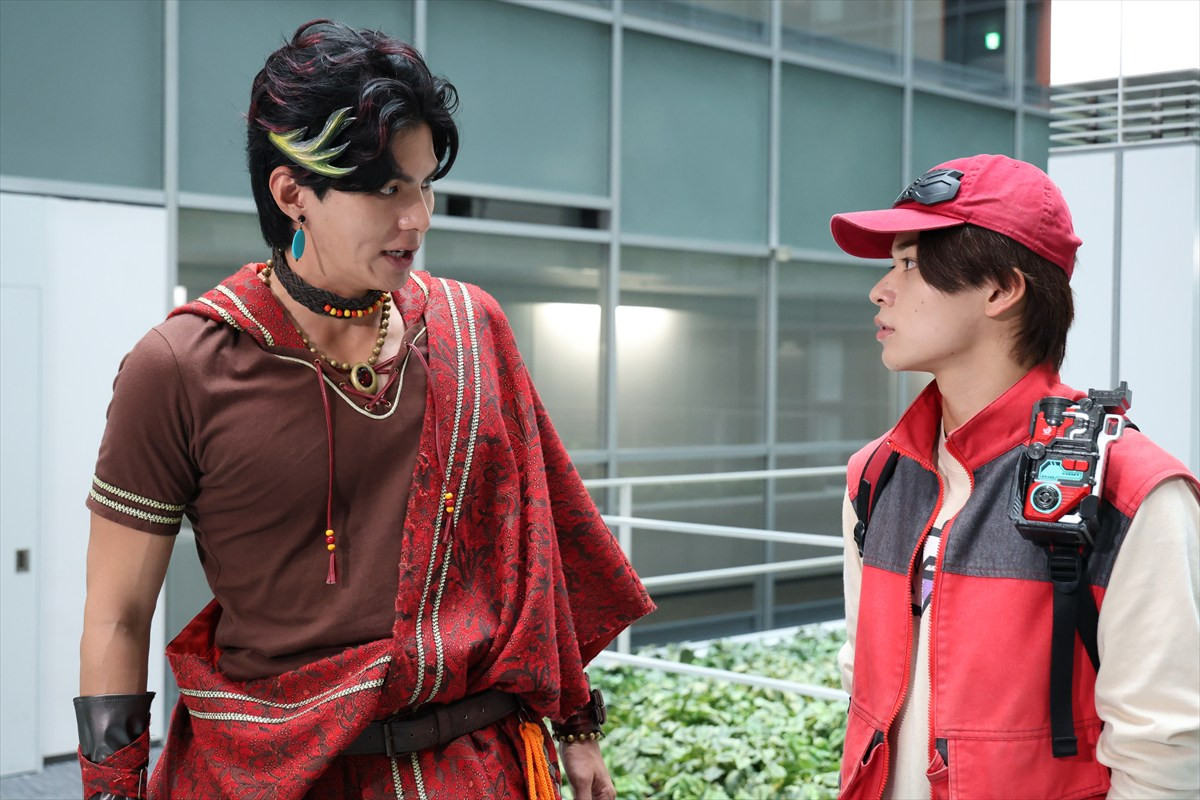 『角醒ハンター オメガホーン』第14話「守り抜け！ハンターVS機炎角！」、謎のメカ角獣からイバル連合の城下町を守れ！