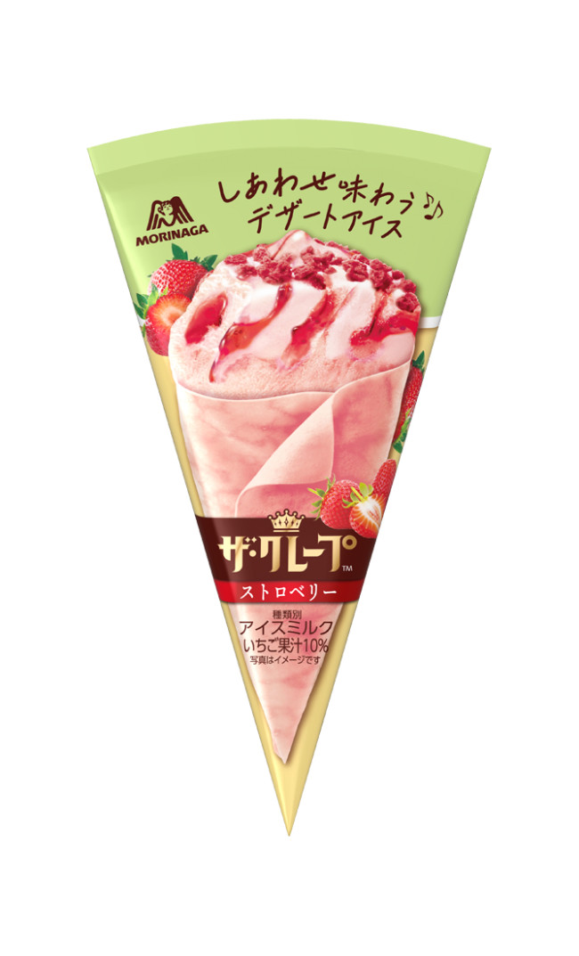 「ザ・クレープ」ストロベリー、10．19発売！　ブランド初のピンク色のクレープシートが誕生