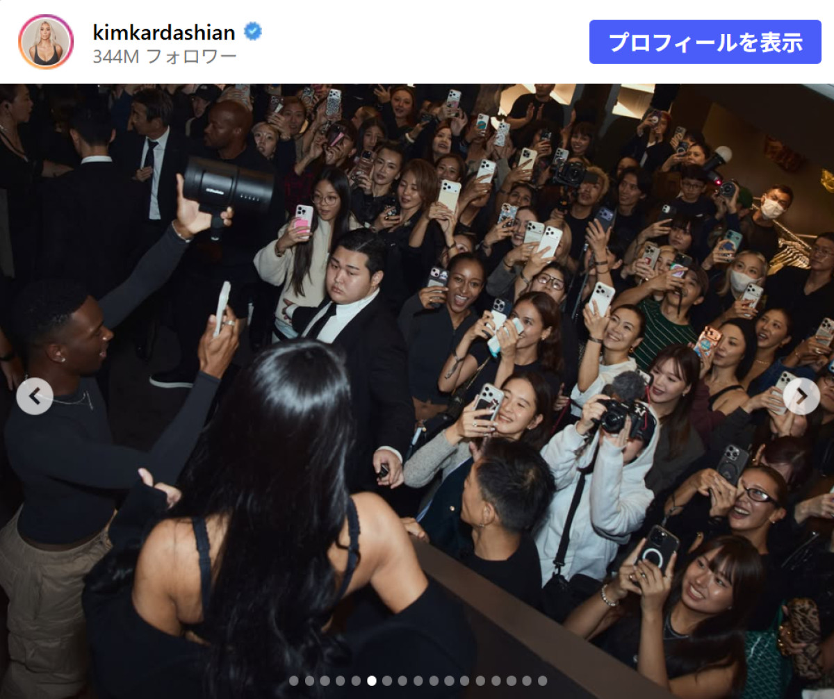 来日したキム・カーダシアン、原宿＆歌舞伎横丁など観光ショットを多数投稿