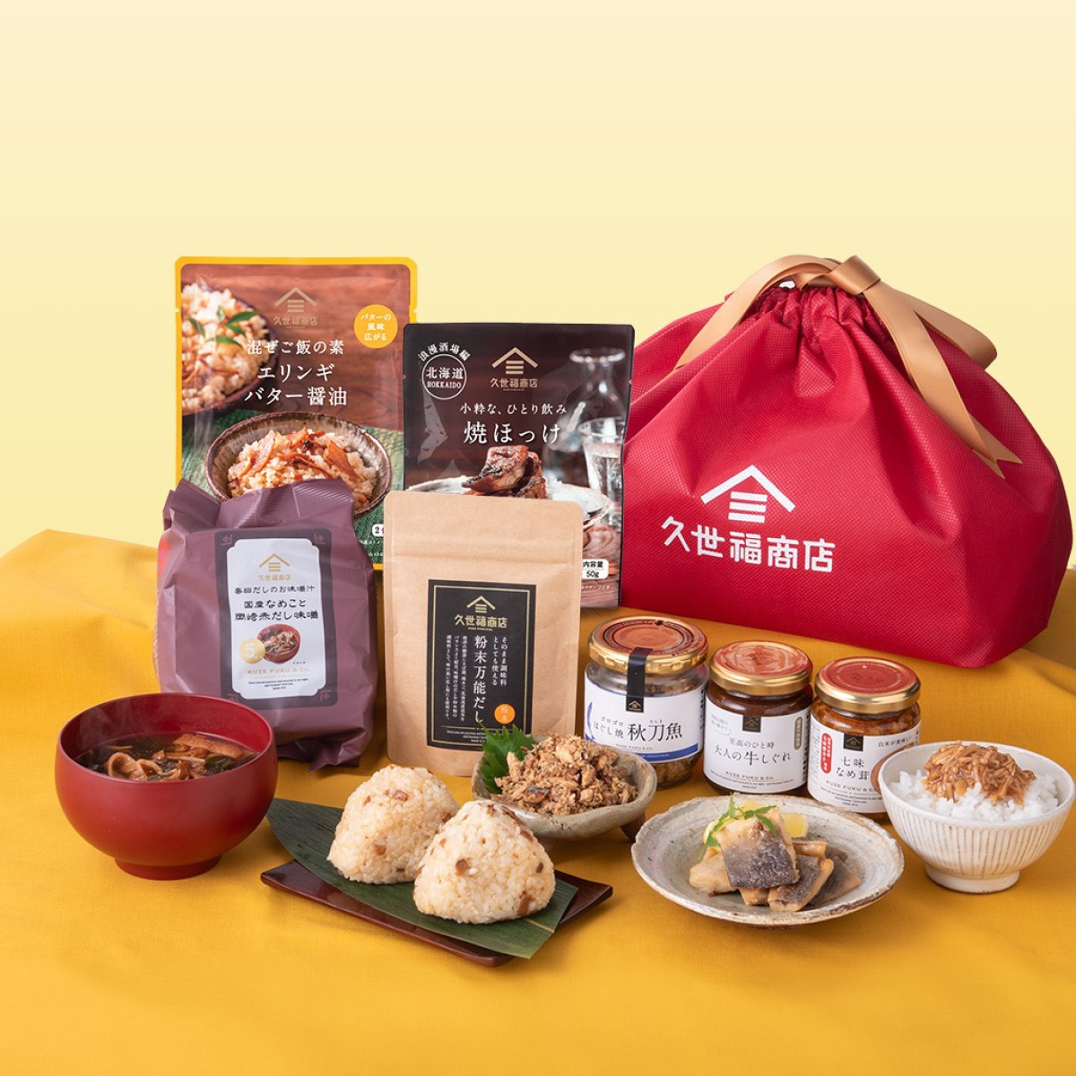 久世福商店「2026秋の福袋」登場! ごはんのお供や万能だしなど人気商品全7品を封入