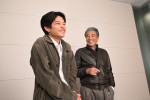 映画『３ミリの恋』に出演する（左から）黒川想矢、舘ひろし