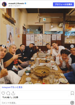 武蔵、中迫剛、富平辰文らと再会！　※「武蔵」Instagram