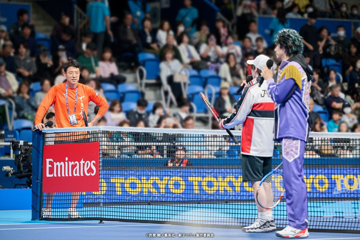 木下ジャパンオープンテニスに越前リョーマ＆リョーガが！　錦織圭選手と撮影も