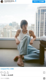 窪田正孝、細身ながら際立つ筋肉美　※「窪田正孝」インスタグラム