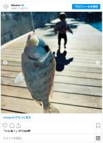 息子ジャック・ブルースと釣りへ　※「ジャスティン・ビーバー」インスタグラム