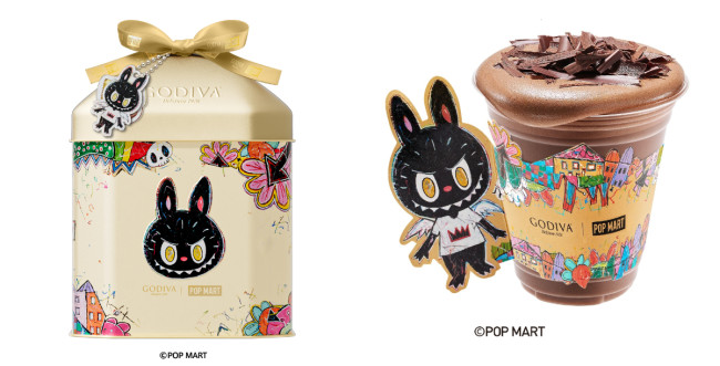 ラブブ×「ゴディバ」コレクション2．18発売！　濃厚チョコのスリーブ付きドリンクなど登場