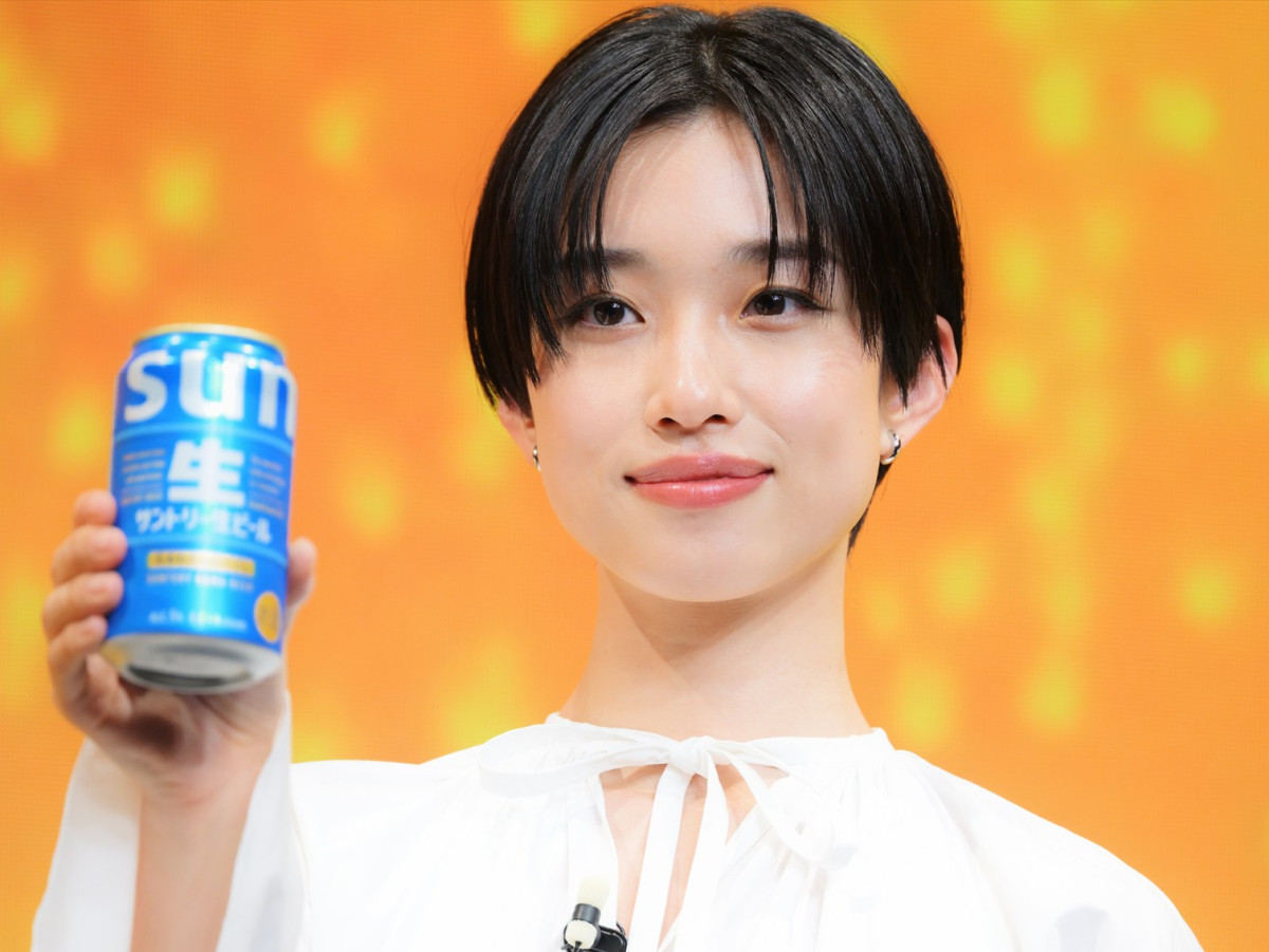 河合優実、酒類CM初出演に笑顔「ビールが大好き」　意外な一面も明かす「かなりポンコツです」