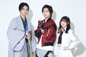（左から）赤羽流河、長田光平、角心菜