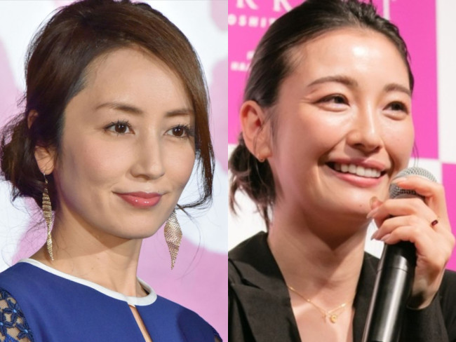 （左から）矢田亜希子、木下優樹菜