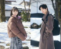 映画『星の音』主演の（左から）田牧そら、王碩瀚