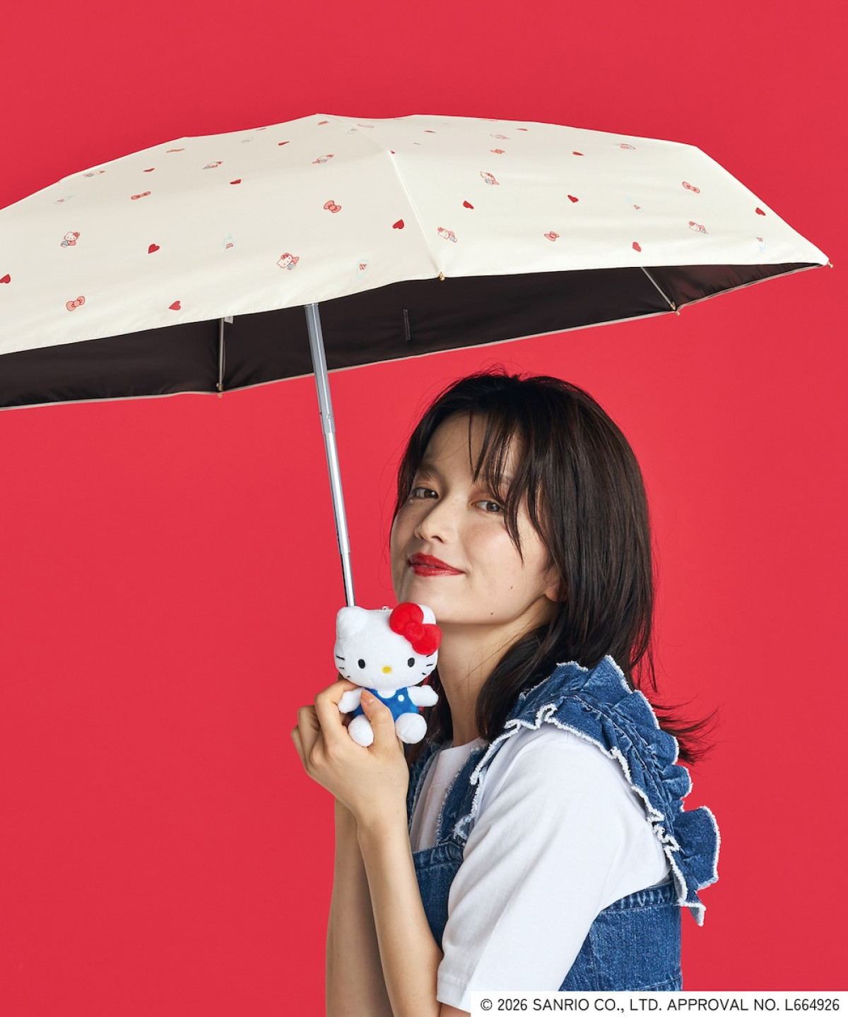 サンリオ×「Wpc.」コラボに新作! キャラクターの顔をかたどったケース付き日傘など3種