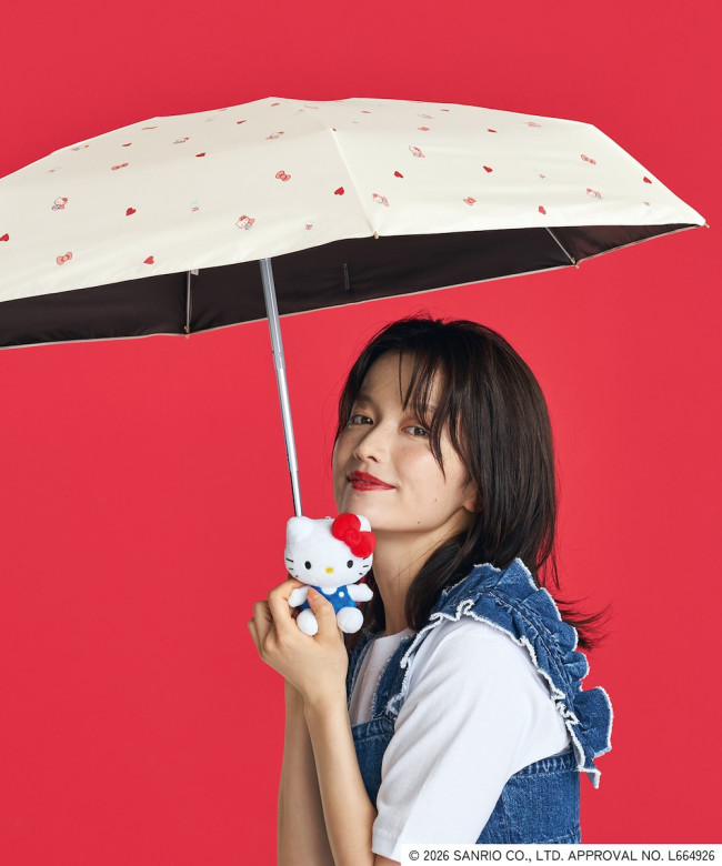 サンリオ×「Wpc．」コラボに新作！　キャラクターの顔をかたどったケース付き日傘など3種