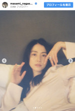 長澤まさみ、ロングドレス姿を公開　※「長澤まさみ」インスタグラム