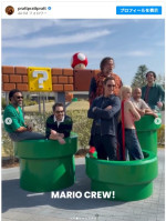 クリス・プラット、映画『ザ・スーパーマリオギャラクシー・ムービー』キャストと来日！　※「クリス・プラット」Instagram