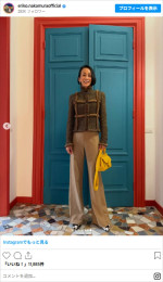 夫・バルト氏と同じ日の誕生日をお祝い！　※「中村江里子」Instagram