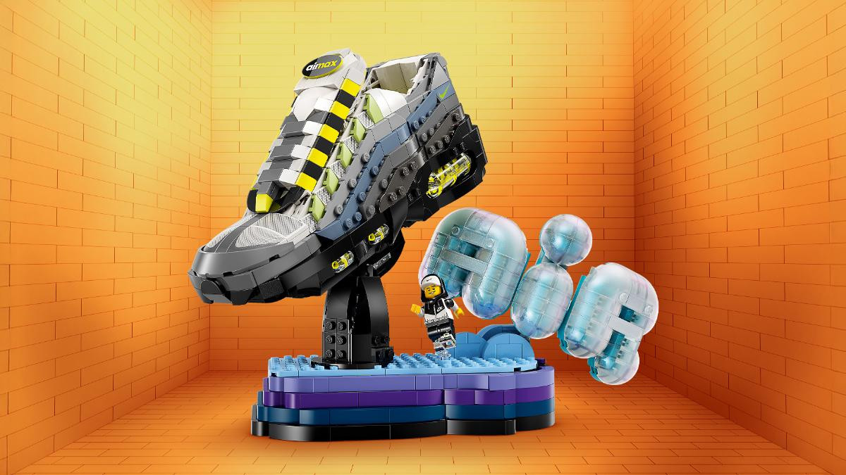 「レゴ」×「NIKE」の名作スニーカーがコラボ! 1213ピースで再現する“Air Max”登場