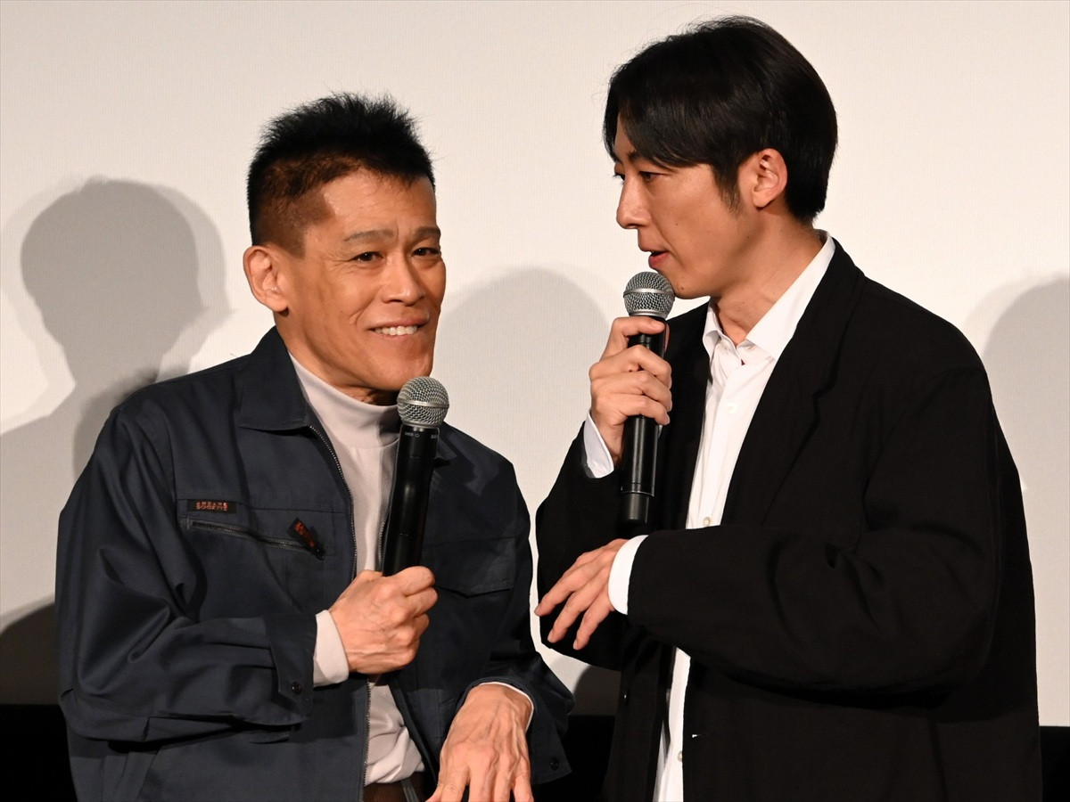 ドラマ『リボーン ～最後のヒーロー～』第1話お披露目会＆トークイベントに出席した（左から）柳沢慎吾、高橋一生