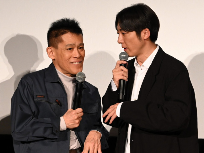 ドラマ『リボーン ～最後のヒーロー～』第1話お披露目会＆トークイベントに出席した（左から）柳沢慎吾、高橋一生