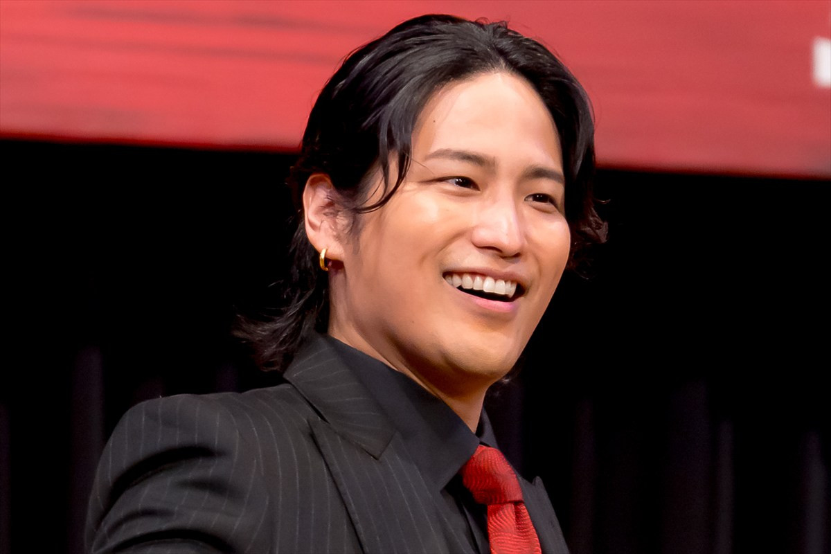 ミュージカル『ミス・サイゴン』製作発表記者会見に出席した桐山照史