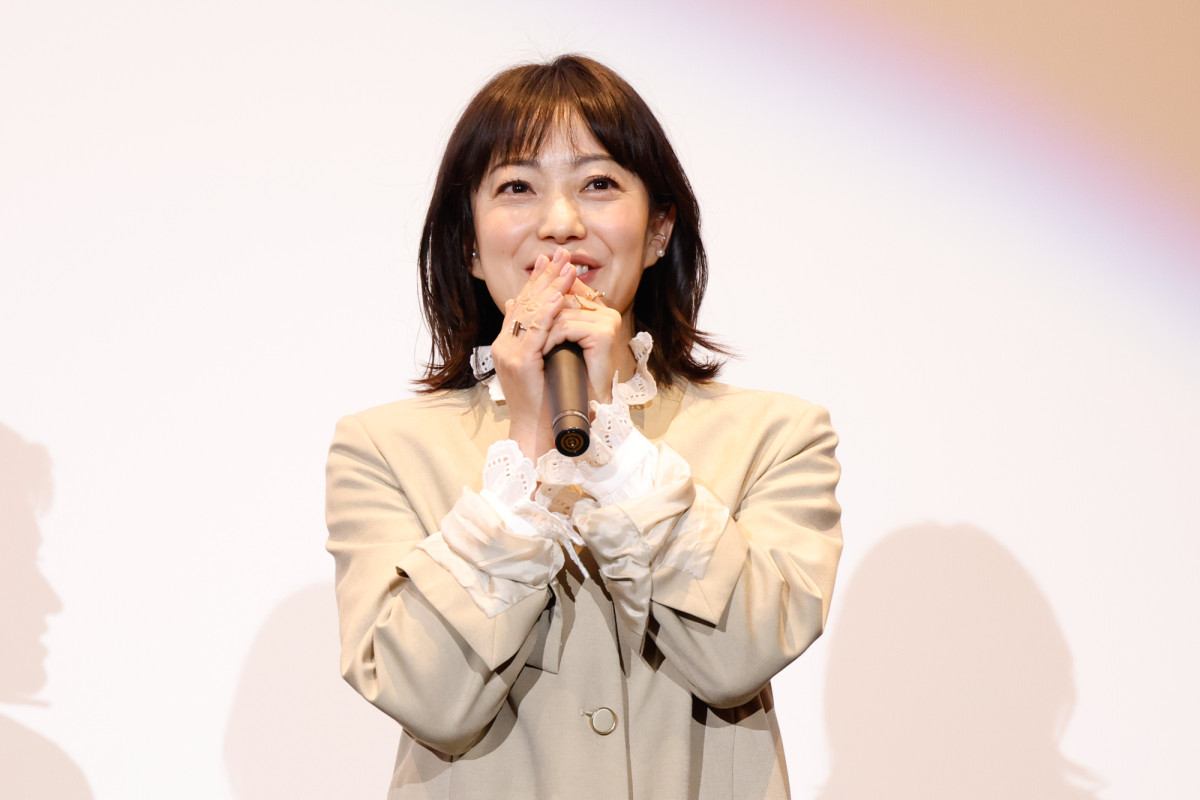 菅野美穂、新生活に悩む社会人へエール「元気があればなんでもできる！！　気合いだ！」