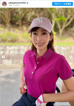 中川安奈、ミニスカゴルフコーデがかわいい！　※「中川安奈」Instagram