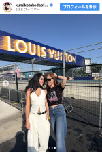 武田久美子、愛娘ソフィアさんとF1を満喫　※「武田久美子」instagram