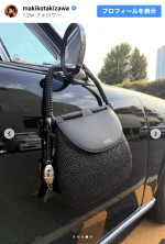 滝沢眞規子、夫の愛車を公開　※「滝沢眞規子」Instagram