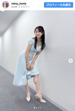 堀江聖夏、美しいワンピース姿を披露　※「堀江聖夏」Instagram