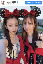 （写真左から）板野友美、板野成美　※「板野友美」Instagram