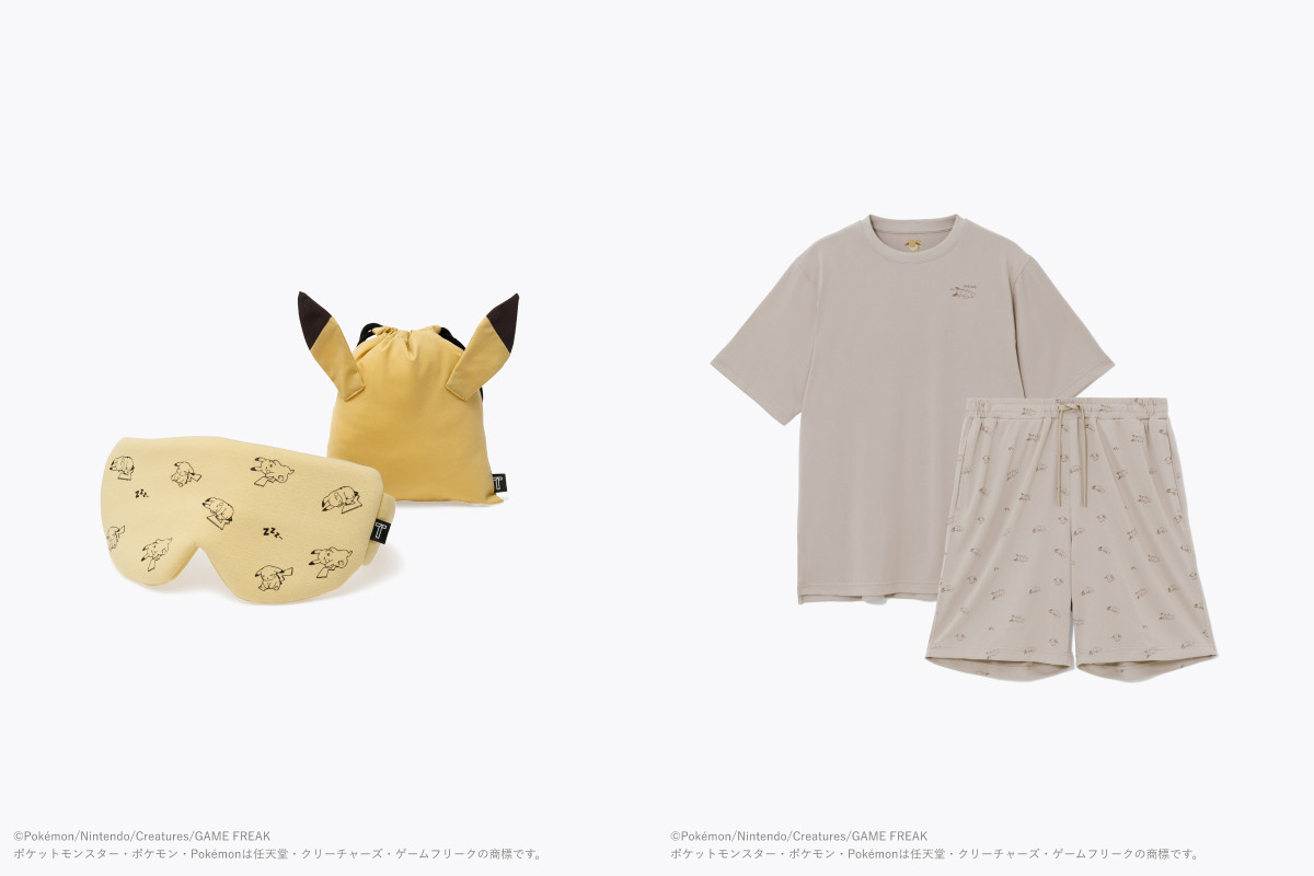 『ポケモン スリープ』×「BAKUNE」がコラボ! ピカチュウの寝顔をあしらったリカバリーウェアなど登場
