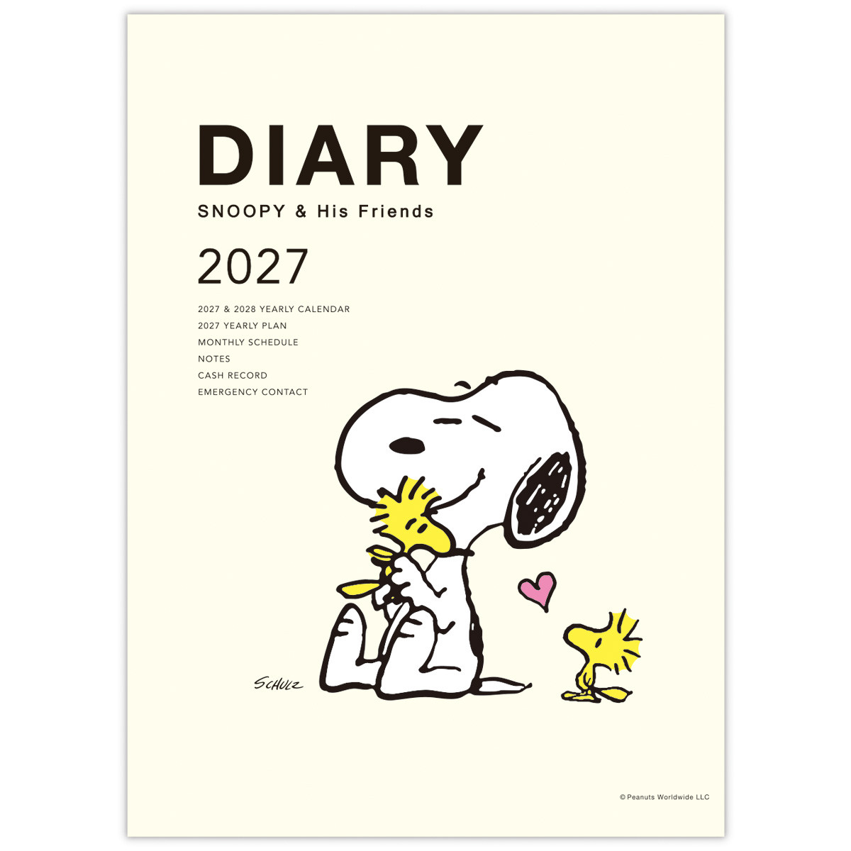 270730_『PEANUTS』2027年版カレンダー＆ダイアリー