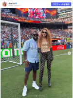 ケヴィン・ハートと　W杯オフショットを披露　※「シャキーラ」Instagram