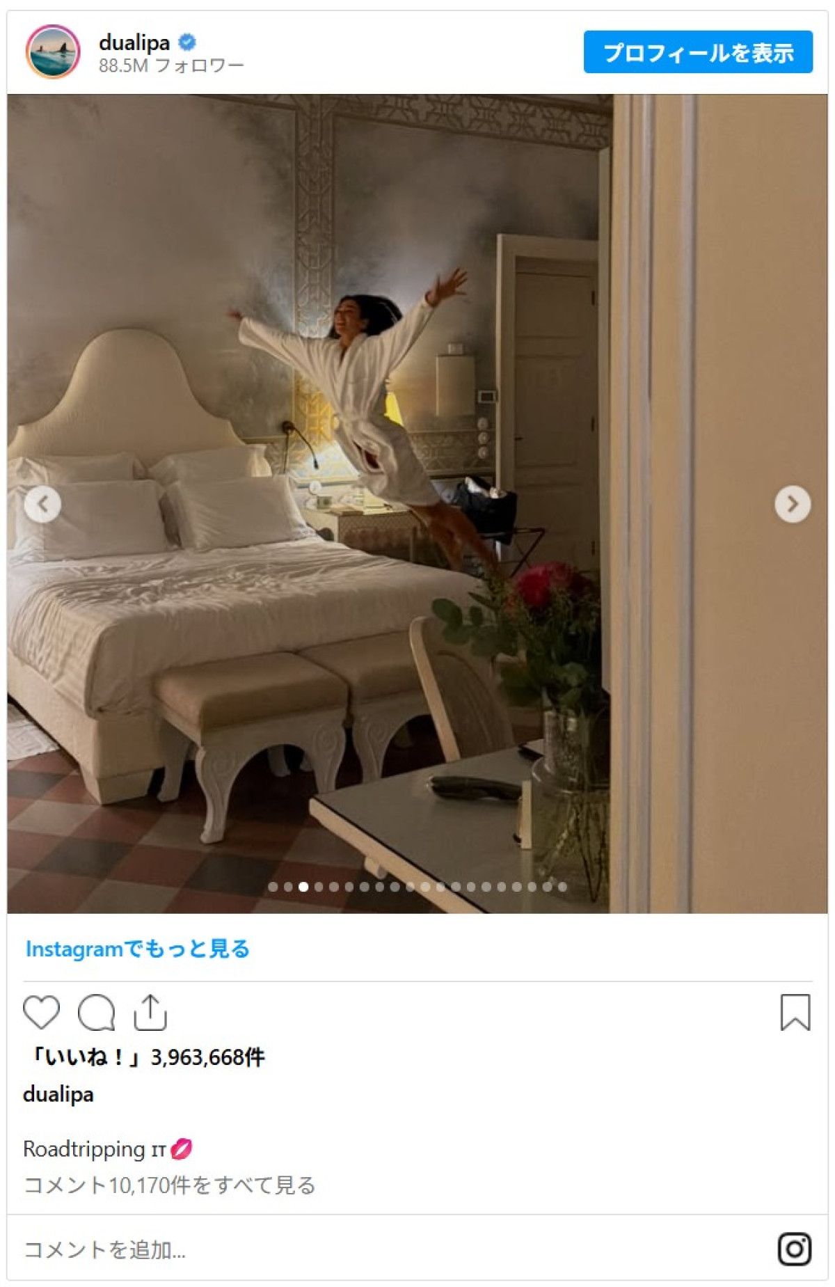新婚デュア・リパ＆カラム・ターナー、ロマンティックなハネムーンフォトを振り返り！