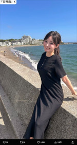 安井南、ソロショット　※「安井南」X