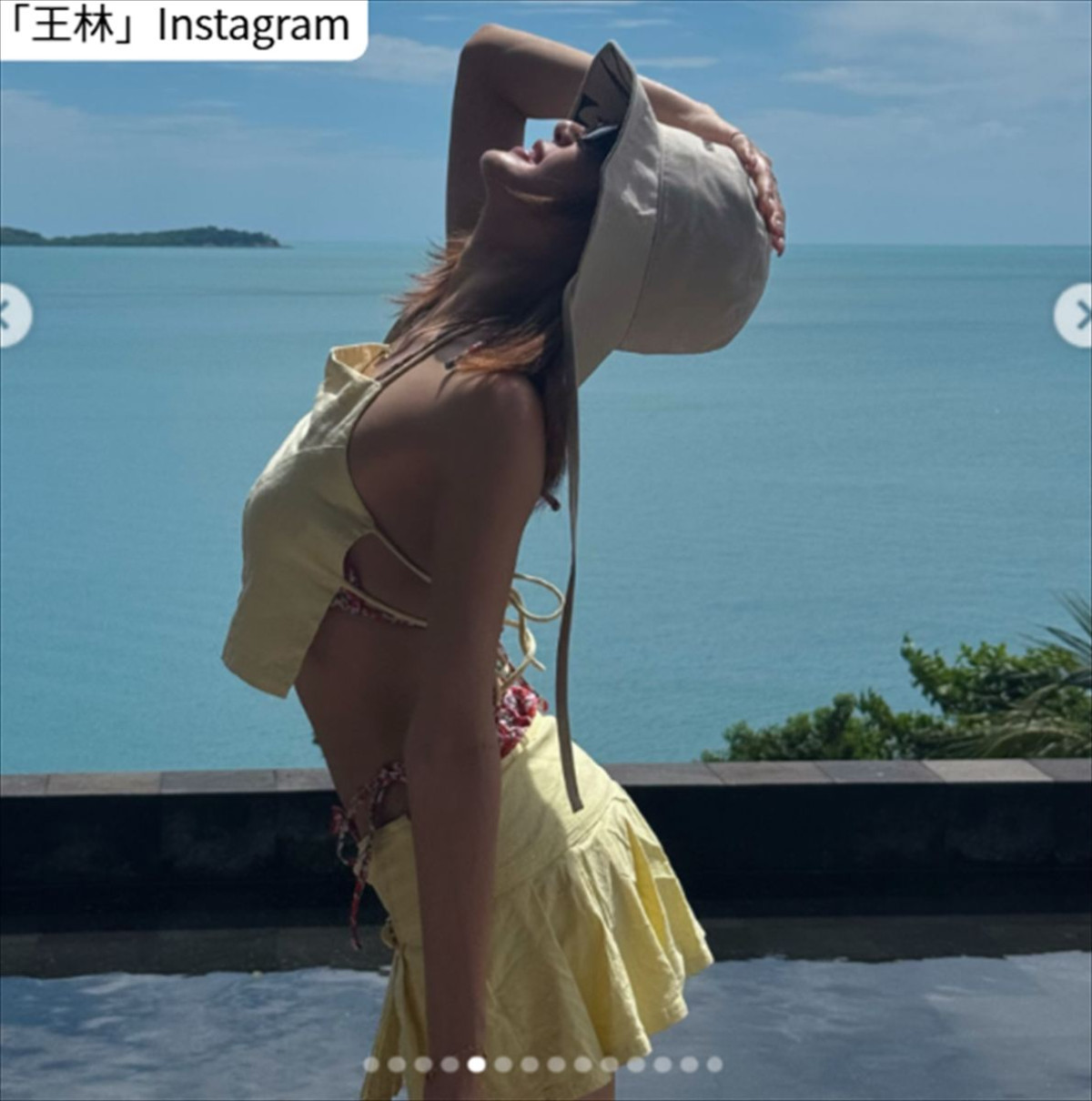 王林、ソロショット　※「王林」Instagram