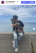 高橋藍、愛犬との淡路島旅行を報告　※「高橋藍」instagram