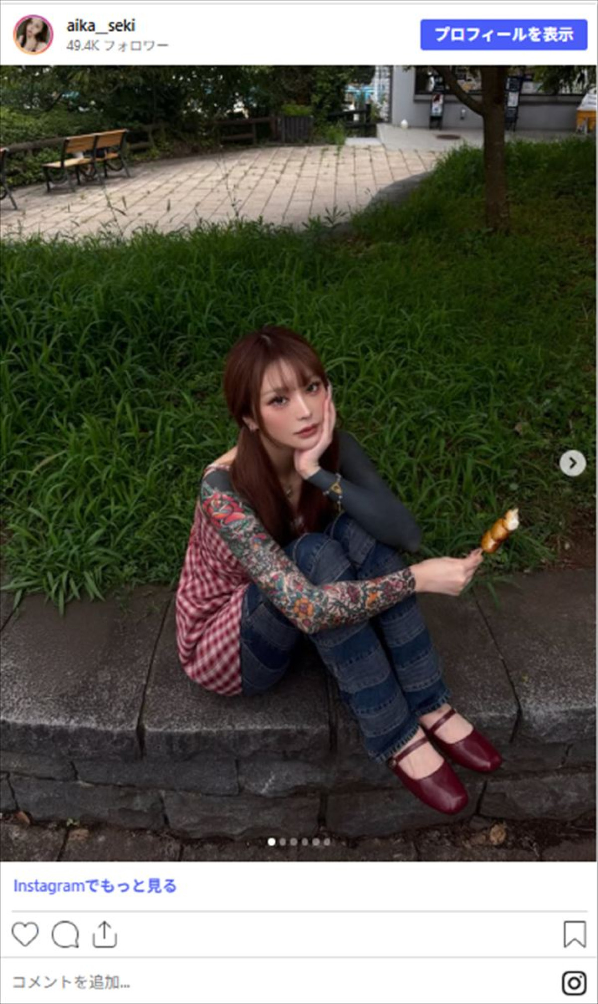 摂食障害＆デートDV被害告白した美女、すそからタトゥーちらり　粋な浴衣姿に反響