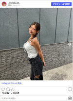その美しいプロポーションでファンを魅了する山田あい　※「山田あい」Instagram