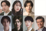 シアタートラム・ネクストジェネレーション vol.18 ‐演劇yoowa『GARDEN』に出演する（上段左から）大久保祥太郎、北村優衣、福崎那由他、（下段左から）遊屋慎太郎、田島亮、笹川幹太、大谷亮介