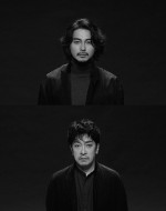 『ハムレット、冬の旅 HAMLET’S WINTER』に出演する東出昌大（上）、栗原英雄（下）